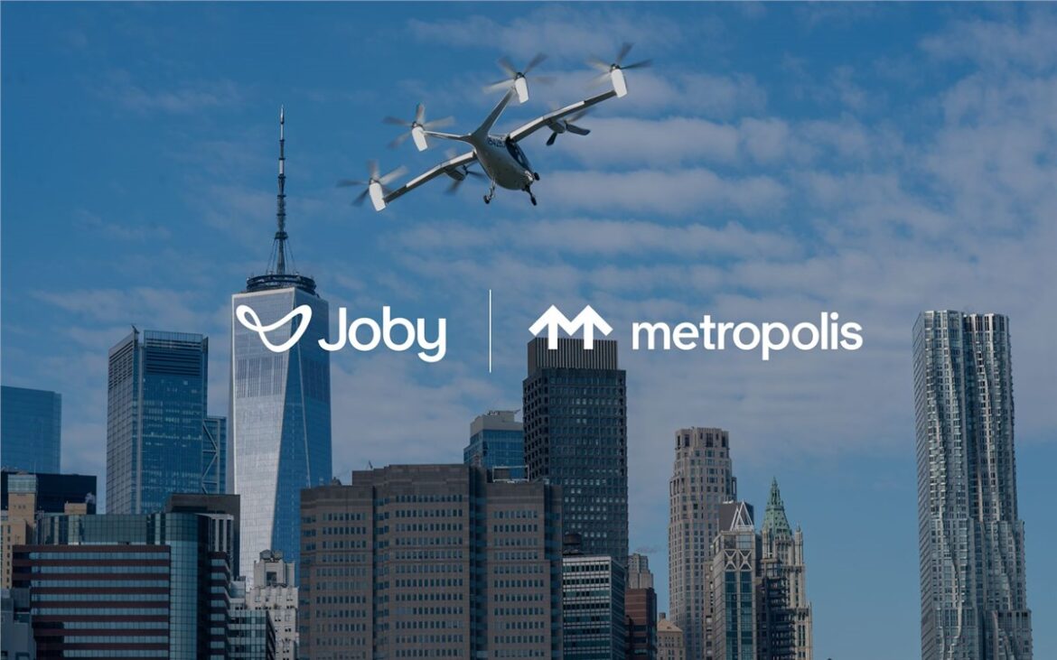Joby Aviation, Metropolis Technologies, vertiport development, electric air taxi, parking infrastructure, AI computer vision, urban air mobility, Blade Urban Air Mobility, baggage handling services, Recognition Economy