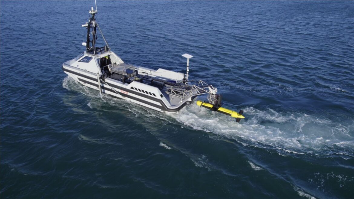 Kraken Robotics, TKMS ATLAS UK, KATFISH USV LARS, ARCIMS USV, Royal Navy, synthetic aperture sonar, mine countermeasure, autonomous towed survey, unmanned surface vessel, NATO maritime security