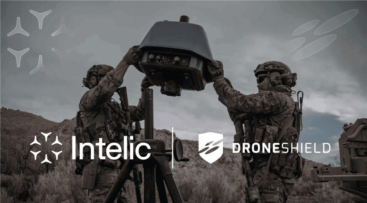 counter-drone defence, DroneShield, Intelic, Nexus software, electronic countermeasure, modular C-UAS, detection to effect chain, critical infrastructure protection, NATO drone defence, layered air defence